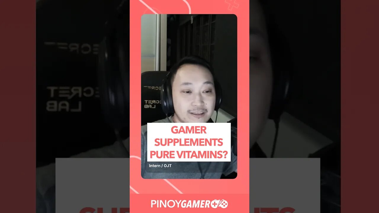 Gamer Supplements Vitamins #supplements #ph #pinoygamerph #podcastphilippines #shorts #shortsph