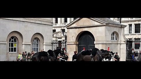 Rude police half the video full audio #horseguardsparade