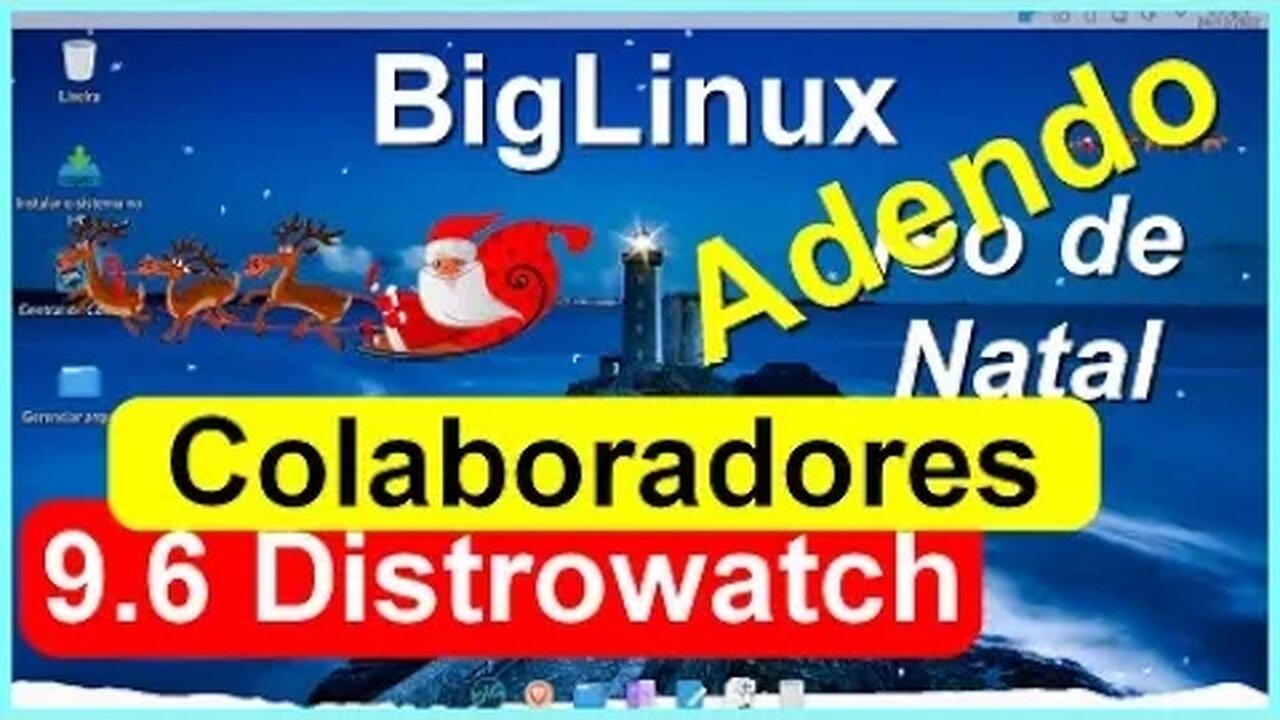 Adendo BigLinux Colaboradores. BigLinux Iso Atualizada. Linux Brasileiro focado na criação de ......