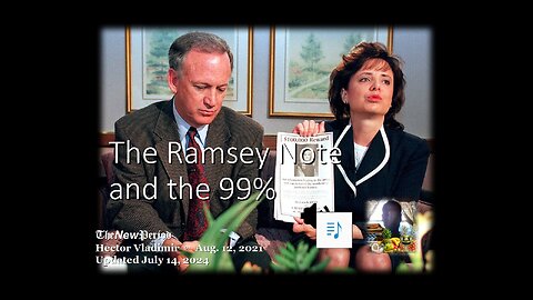 The Jonbenet Ramsey case - My observations - part 9 - the 99%