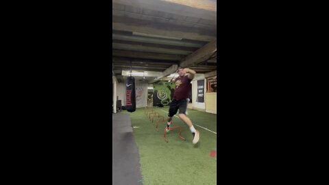 Mike Micozzi javelin running drills