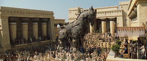 Trojan Horse clip from 'Troy'