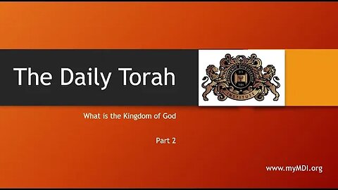 What is the Kingdom of God - Part 2