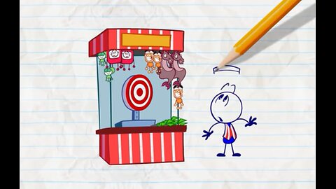 Pencilmate Best Dart Play! | Animated Cartoons | Animated Short Films | Pencilmation