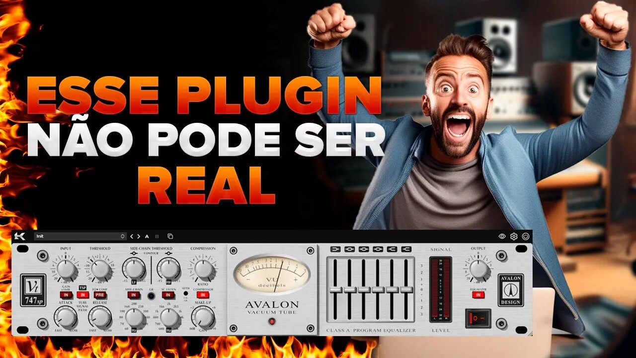 Kazrog Avalon 747 - O Segredo para a Produção de Áudio Profissional