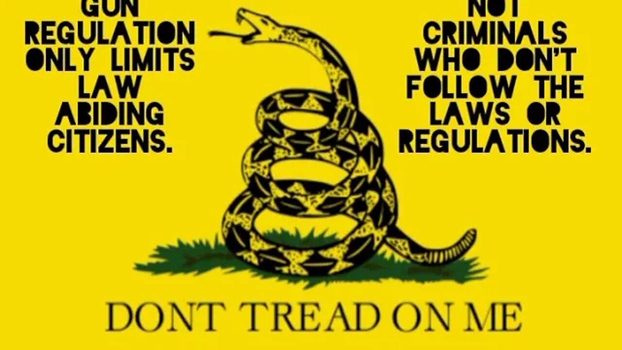 Gun Regulation Only Limits Law Abiding Citizens Not Criminals Who Don't Follow Law or Regulations