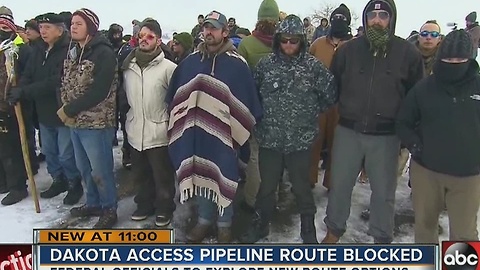 Dakota Pipeline Route Blocked