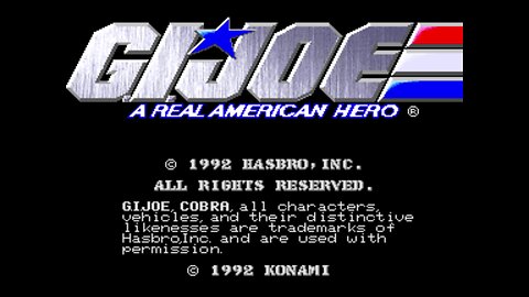 G.I. Joe Arcade Game, Konami 1992, playthrough