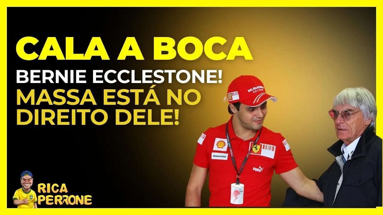 Bernie Ecclestone fala que Massa quer dinheiro