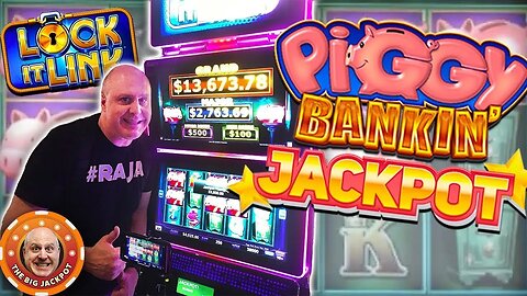 🐷 BIG PIGGY JACKPOT! 🐷 Lock It Link Piggy Bankin' Pays Huge! 🏦 | Raja Slots