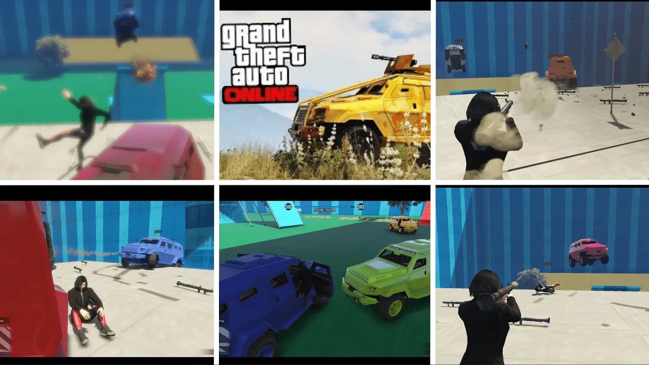 Grand Theft Auto 5 I GTA 5 Online (Gameplay RPG VS Insurgent)