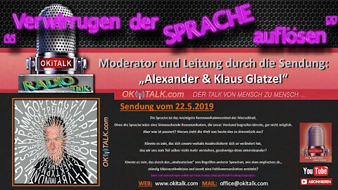 Verwirrungen der Sprache auflösen - Radio OKiTALK Sendung