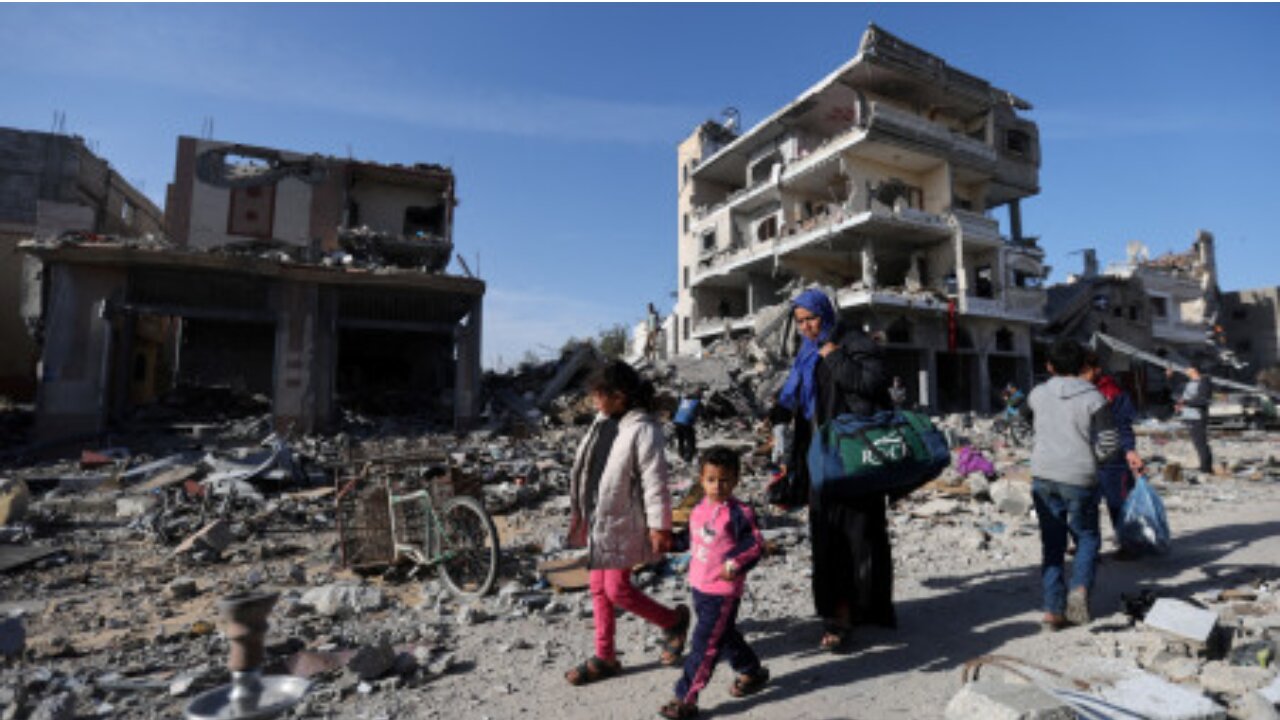 Palestinians head home despite conflict