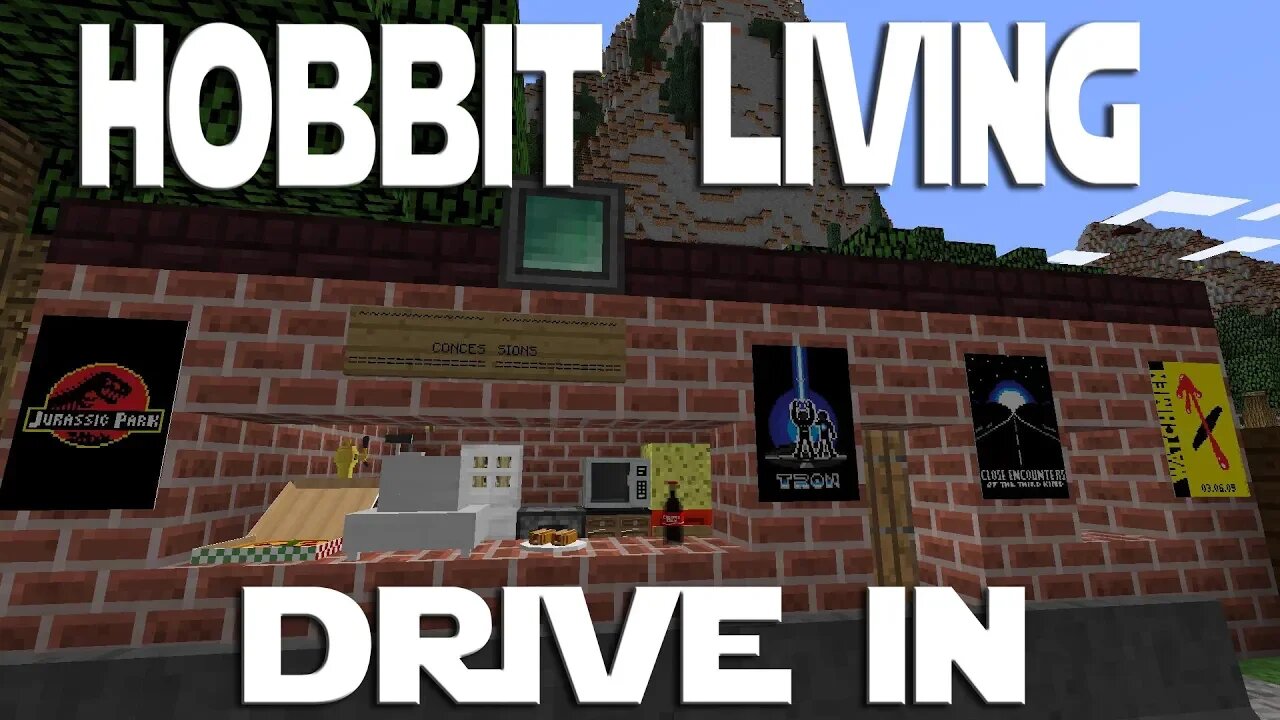 Modded Minecraft - Hobbit Living ep 22 - At The Drive In Movies