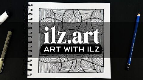Doodle Art Tutorial: one marker, one pen, and one pencil—voilà!