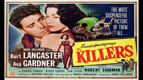 The Killers (Movie Trailer) 1946