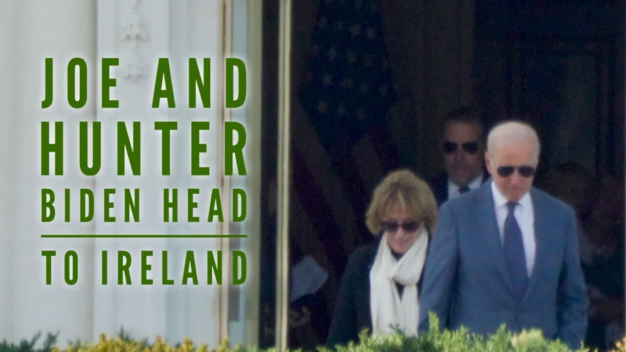 Joe and Hunter Biden leave the White House, and I see a building collapse across town.