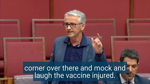 AU: Senator Gerard Rennick's EPIC Rant Triggers Greens Who Shut Down Debate About Mandates
