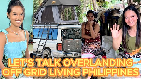 🇵🇭 OVERLANDING PAJERO, BBQ CHICKEN FEET & FILIPINO BAMBOO HOUSE Off Grid Island Living Philippines