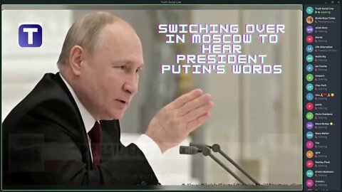 Truth Social Trump and Vladimir Putin 👀🍿