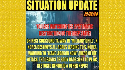 SG Anon. Juan O Savin ~ Situation Update 10/16/24 ~ Restored Republic > Judy Byington- Q+ White Hats