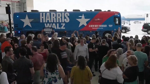 Very Low Energy Crowd For Kamala And Walz - Sad!