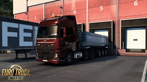 ETS2 Gameplay | Volvo FH16 600 | Burgos ES to Santander ES | Coal 27t
