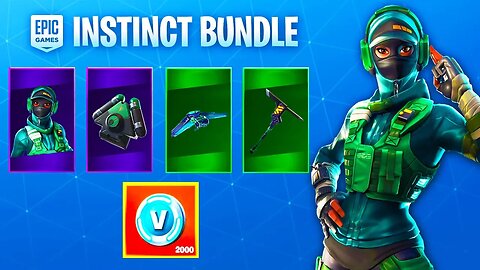 How To Download The New "INSTINCT" Bundle In Fortnite!! New "INSTINCT" Skin Bundle!!