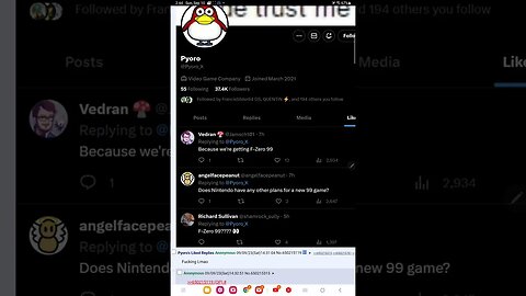 f zero fans get dissapointing update from pyoro