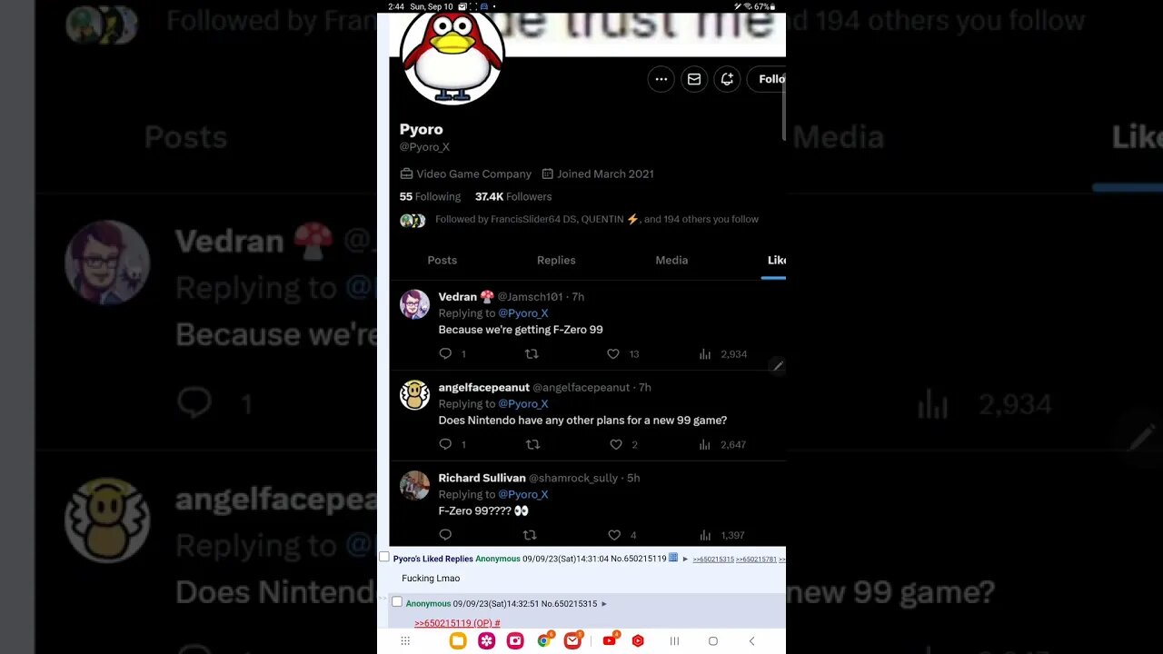 f zero fans get dissapointing update from pyoro