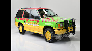 JURASSIC PARK CAR! Movie replica at Barrett-Jackson in Arizona - ABC15 Digital