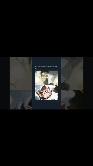 Vous pensez tous que Luffy battra Kizaru dans cet arc ? #gear5 #eiichirooda #anime #onepiece