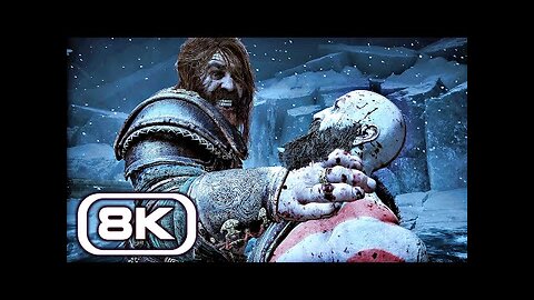 God of War Ragnarok - Kratos Vs Thor Boss Fight (8K 60FPS PC)