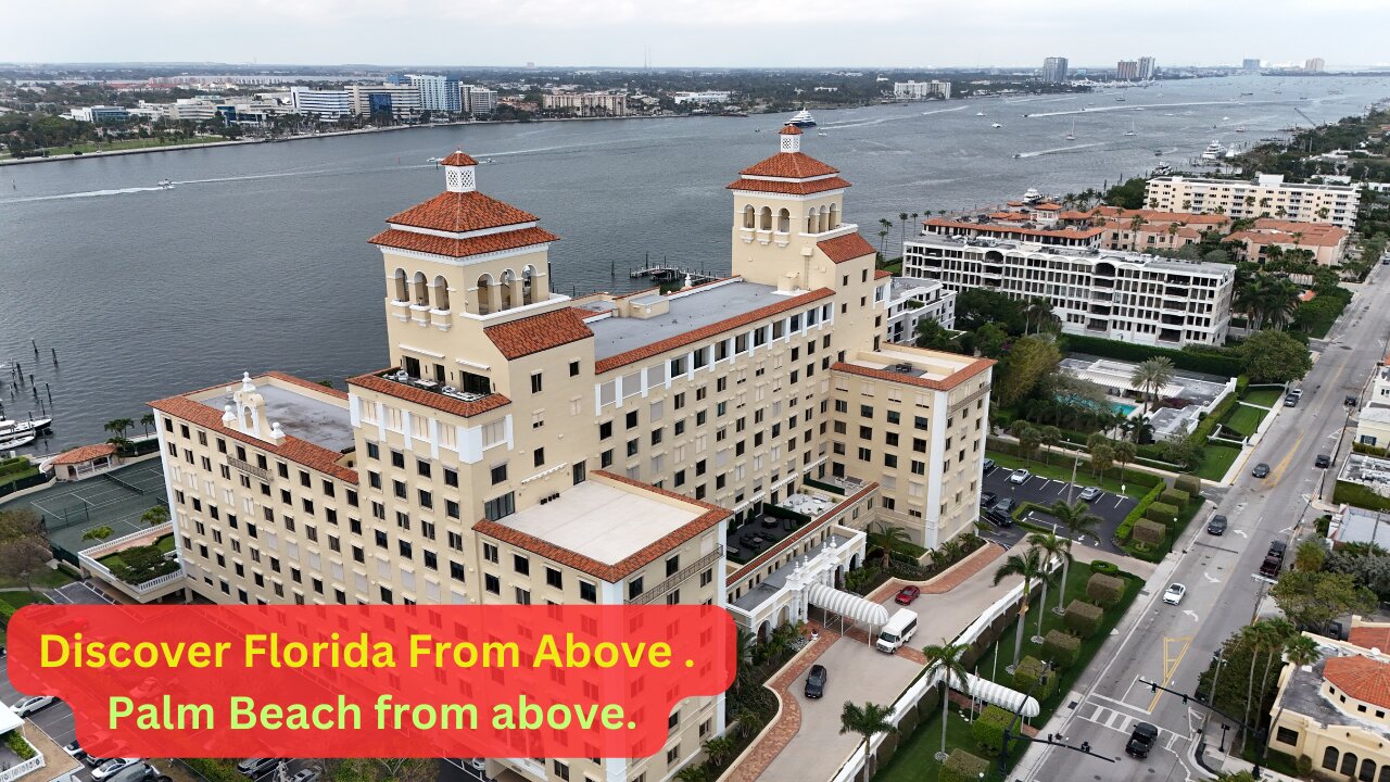 Discover Florida From Above . Palm Beach from above.