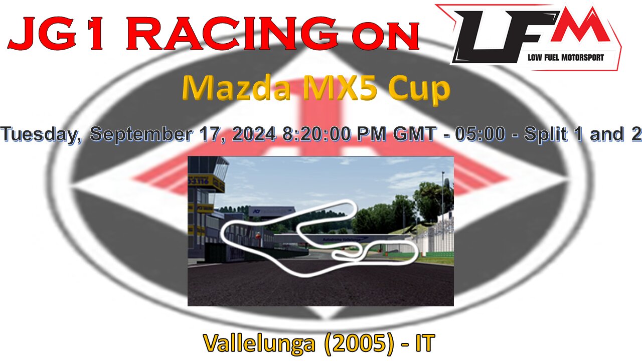 JG1 RACING on LFM - Mazda MX5 Cup - Vallelunga (2005) - IT - Split 1 and 2