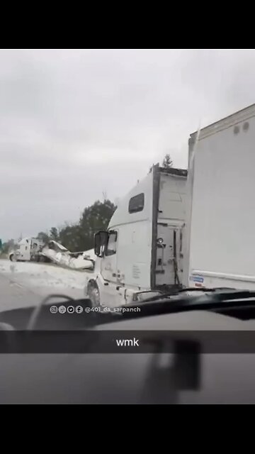 Highway 401 Truck Accident