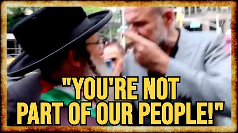 Pro-Palestine Rabbi ACCOSTED by FANATICAL Israel Supporter