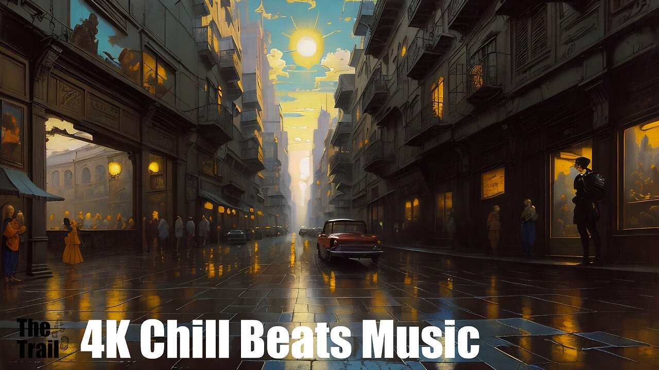 Chill Beats Music - Dance Good Enough | (AI) Audio Reactive Cyberpunk | Painted Sun
