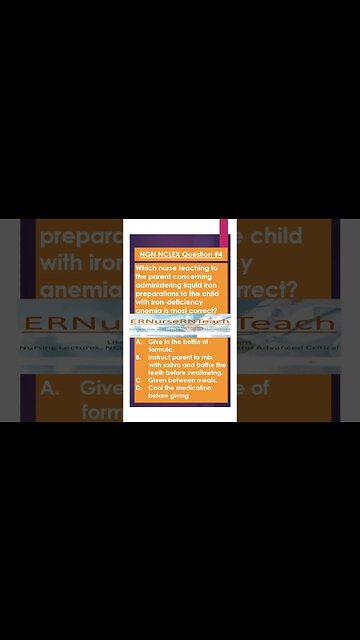 Are you prepared for NGN NCLEX question 4 #nclex #nextgennclex