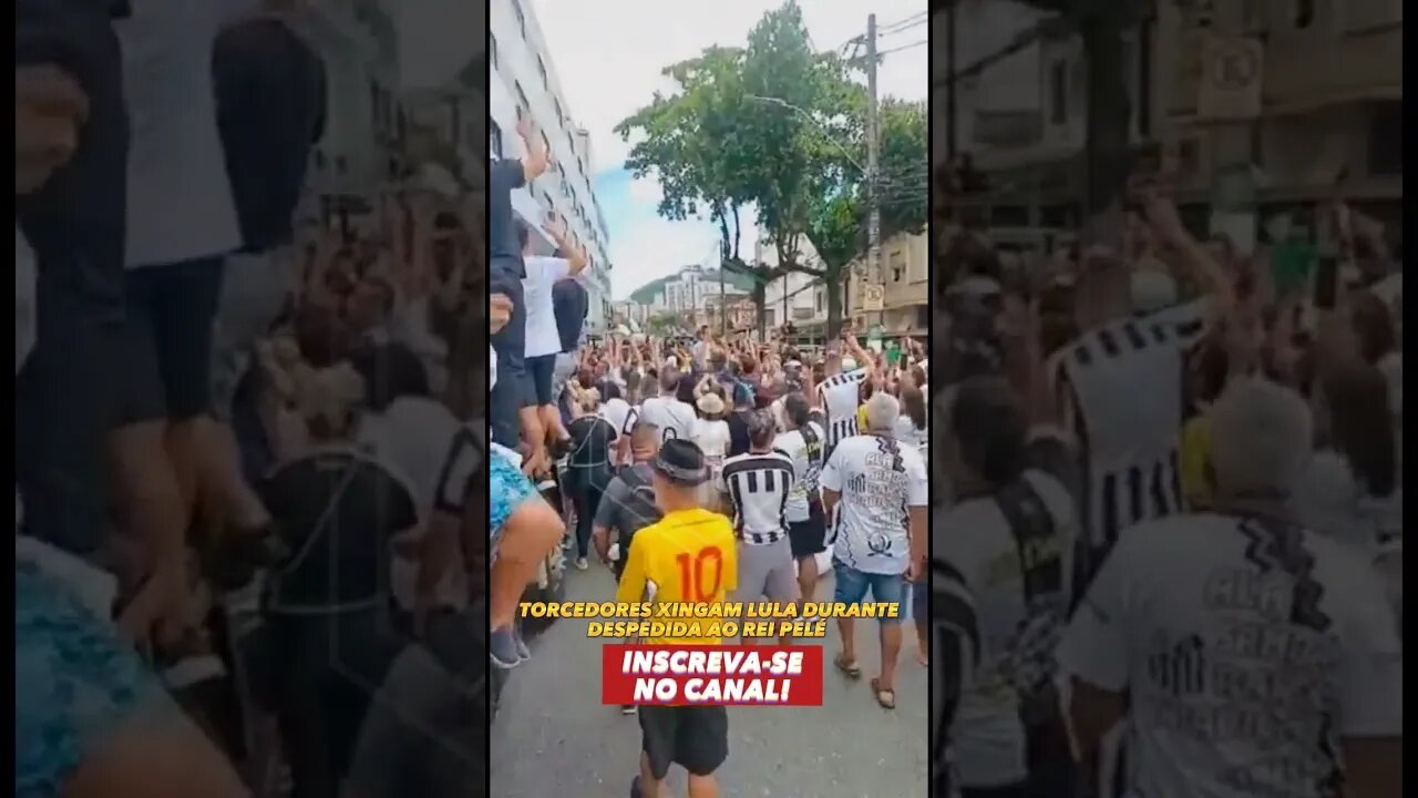 TORCEDORES XINGAM LULA DURANTE DESPEDIDA A PELÉ #shorts #pele #brasil
