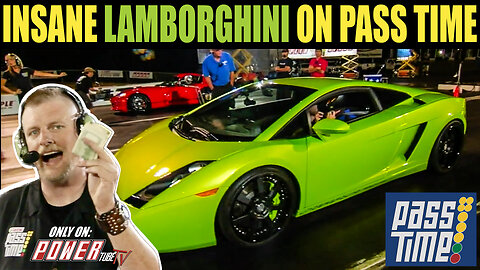 PASS TIME - Insane Lamborghini On Pass Time! - Short
