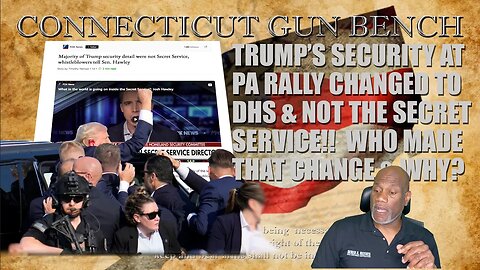 Whistleblower, Trump Security Team In Butler, PA Was Not Secret Service But Instead DHS!!! Why?!!