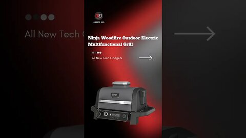 Ninja Woodfire Outdoor Electric Multifunctional Grill #coolgadgets #gadgets #accessories #technology