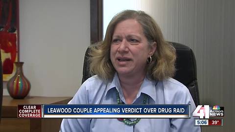 Leawood couple appealing verdict over drug raid