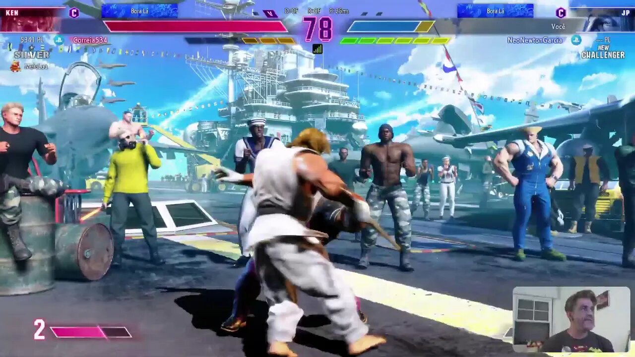 Street Fighter 6 x 1 dos crias de quinta-feira chuvosa