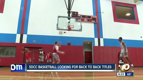 SDCC basketball looking for back to back titles