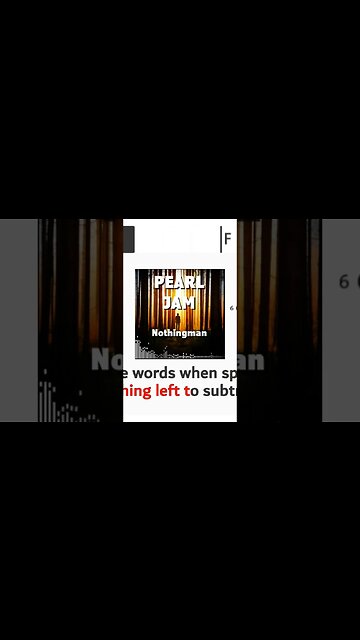 PEARL JAM Nothingman - Chords & Lyrics ♡
