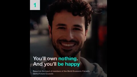 The Great Reset. You'll Own Nothing and Be Happy. World Economic Forum Commercial. Davos Group. WEF