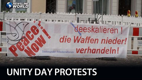 Germans protest vs NATO's involvement in Russia-Ukraine conflict