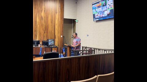 Dennis O’Shea: Maui Water Rights Testimony